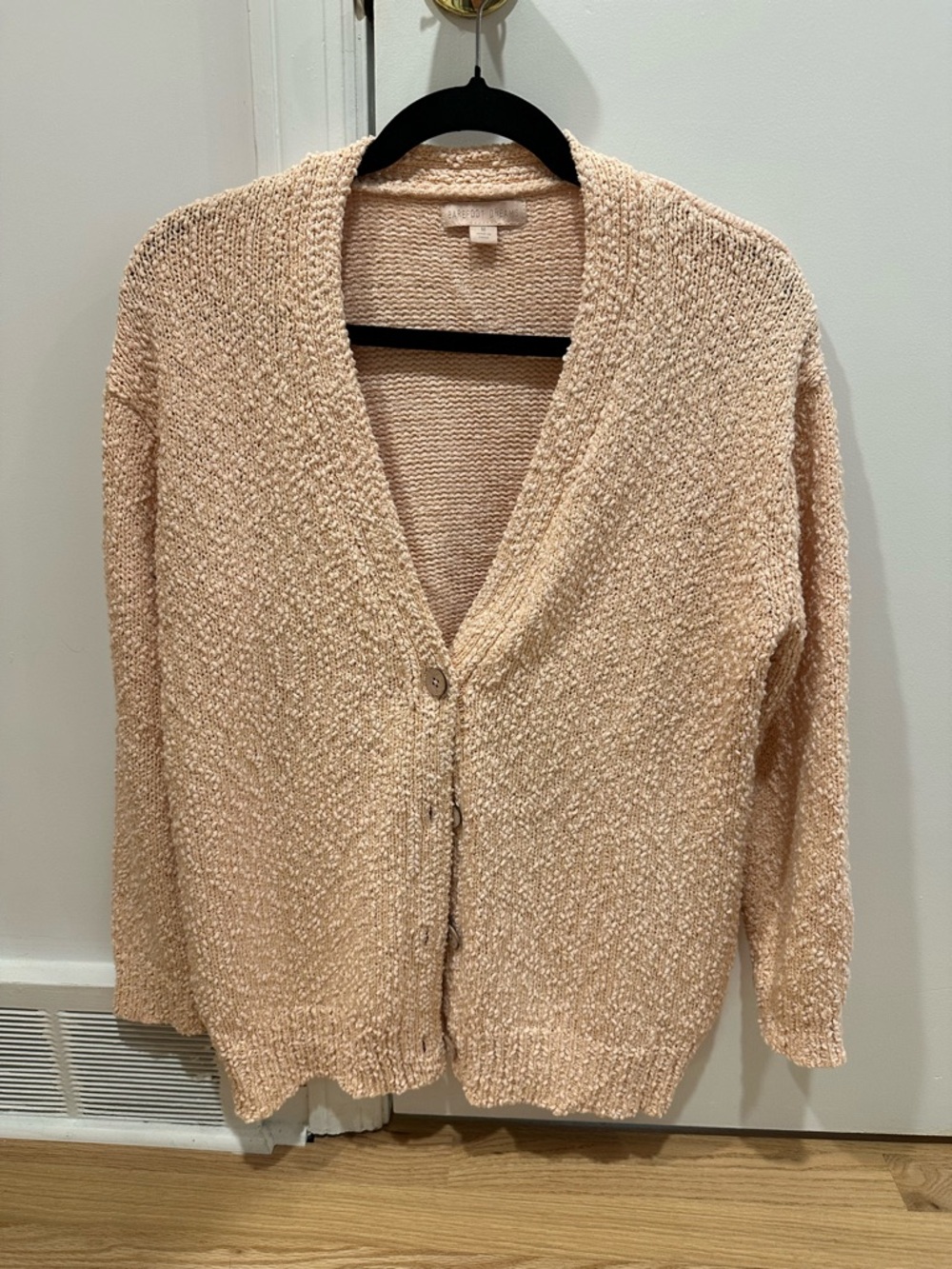 Barefoot Dreams Boucle Button Up Cardigan - Blush